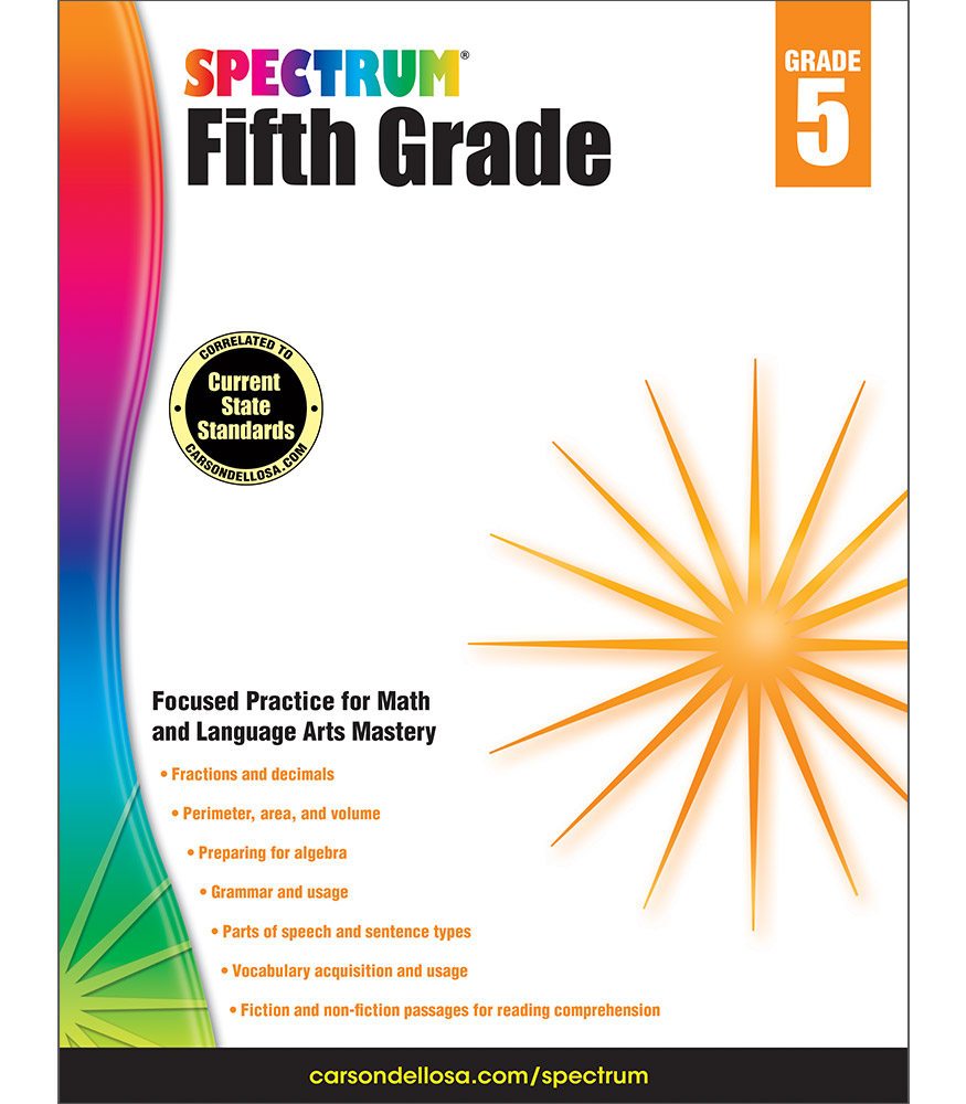 Spectrum Fifth Grade Math Language Arts 5