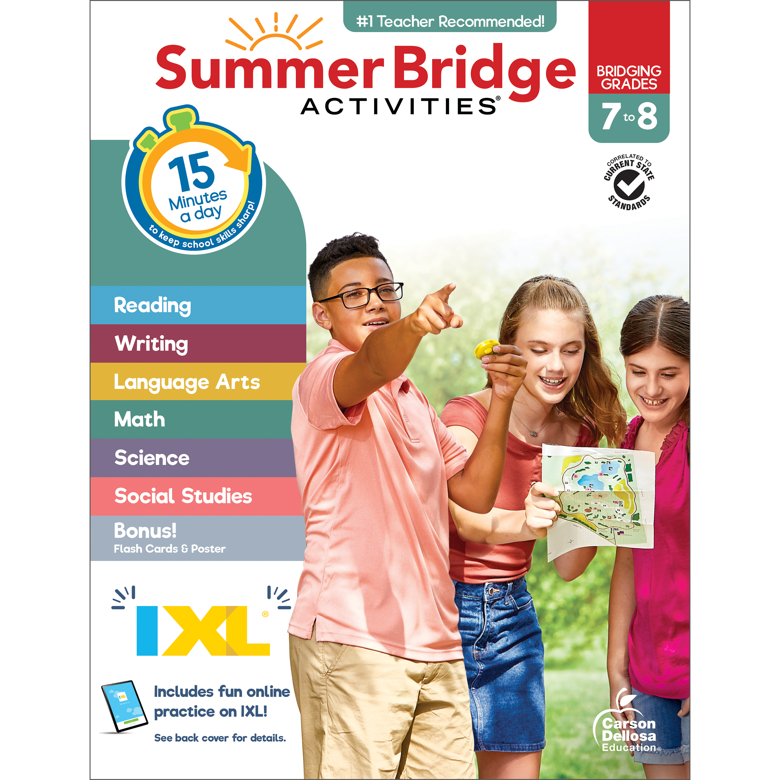 Summer Bridge Activities | Sale $9.99 | Seventh to Eighth Grade