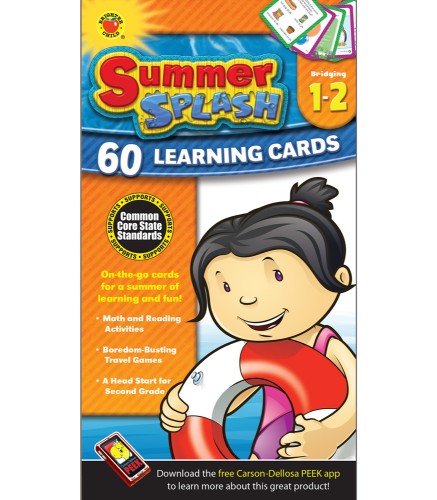 Summer Splash Learnng Cards 1 2