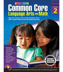 Spectrum Common Core Lang Arts & Math Grade 2 