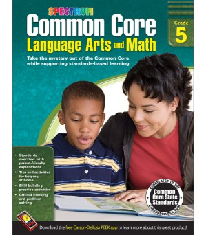 Spectrum Common Core Lang Arts &amp; Math Grade 5 