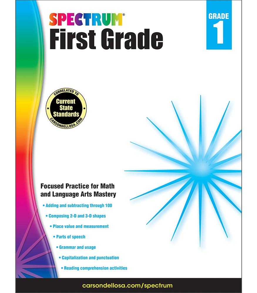 Spectrum First Grade Math Language Arts 1 Spectrum first grade math language arts 1