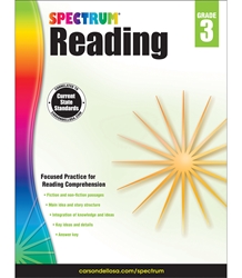 Spectrum Reading Grade 3 **OUT OF STOCK** 