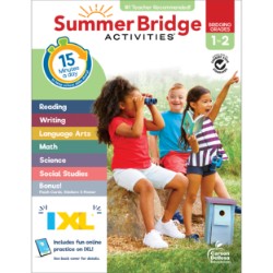 Summer Bridge Activities 1-2 Bridging first to second,Summer Bridge, summer bridge Activities, summer bridge books, summer bridge workbook,  summer workbooks, summer bridge workbooks, summer bridge activity books, summer workbook, schoodoodle, amazon, edugeeks, learning how, learning express, school, pta, pto, bulk, discount, prices, 