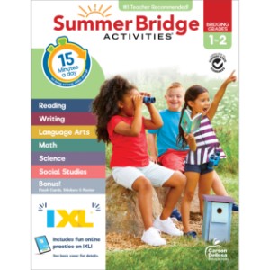 Summer Bridge Activities 1-2 Bridging first to second,Summer Bridge, summer bridge Activities, summer bridge books, summer bridge workbook,  summer workbooks, summer bridge workbooks, summer bridge activity books, summer workbook, schoodoodle, amazon, edugeeks, learning how, learning express, school, pta, pto, bulk, discount, prices, 
