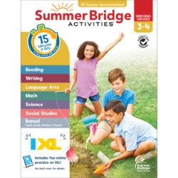 Summer Bridge Activities 3-4 Bridging Third to fourth,Summer Bridge, summer bridge Activities, summer bridge books, summer bridge workbook,  summer workbooks, summer bridge workbooks, summer bridge activity books, summer workbook, schoodoodle, amazon, edugeeks, learning how, learning express, school, pta, pto, bulk, discount, prices, 