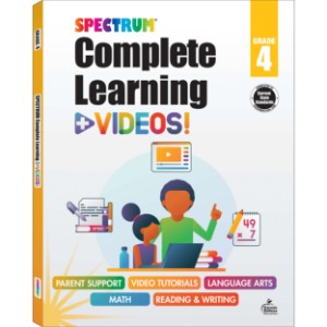 Spectrum Complete Learning + Videos Grade 4 