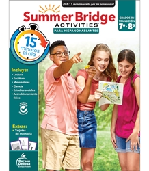 Summer Bridge Activities SPANISH 7-8 **ON BACKORDER - More Expected 6/2** 
