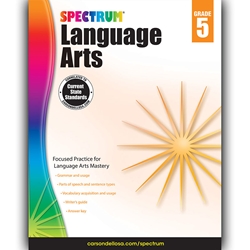 Spectrum Language Arts, Grade 5 *OUT OF STOCK* 