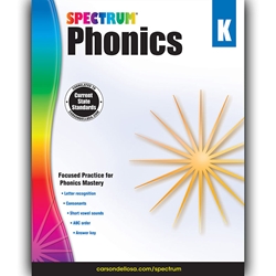 Spectrum Phonics, Grade K 