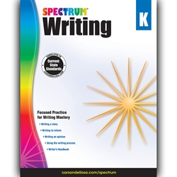Spectrum Writing, Grade K *OUT OF STOCK* 